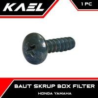 ราคา 1 PC Bolt สกรูกล่องกรอง 5x20 Honda Yamaha Beat Lama FI Street Pop Sporty Vario 110 125 150 ใหม่ LED eSP Techno Scoopy Esp ETC สกรู Bolt M5X20 M5 5x25 (56900497343)