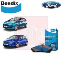 ราคา Bendix ผ้าเบรค ford fiesta focus ฟอร์ด เฟียสต้า โฟกัส General CT (8011538486)