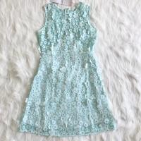 ราคา Misty mynx เดรสกระโปรงดอกไม้ (สีเขียวมิ้นท์) (3510557143)