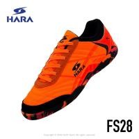ราคา HARA Sports รองเท้าฟุตซอล รุ่น Futsal-X รองเท้าฟุตซอล สีส้ม รุ่น FS28 SIZE 39-45 (26664258444)