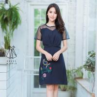 ราคา เดรสทำงานสาวอวบ เดรสแฟชัน ชุดทำงานน่ารักๆ (1856458076)