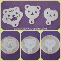ราคา Cookie and Cupcake Stencils : Cat/Tiger/Bear (14314598950)