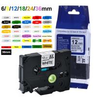 ราคา Brother- เทปลามิเนต P-Touch tze 6 มม. 9 มม. 12 มม. 24 มม. 18 มม. 36 มม. tze 211 tze 231 tze 221 tze241 tze251 tze-261 สําหรับ PT-H107B PT-H110 E110VP (23745900651)