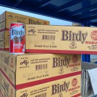 ราคา momo_stock Birdy ROBUSTA เบอร์ดี้ โรบัสต้า กาแฟปรุงสำเร็จ พร้อมดื่ม ขนาด 180 มล. x30 กระป๋อง (40014335150)