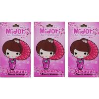 ราคา แผ่นน้ำหอมมิโดริ Midori Air Freshener กลิ่นJapaneseCherryBlossom ซากุระ ซองสีชมพู แพ็ค 3 ชิ้น (5929166762)