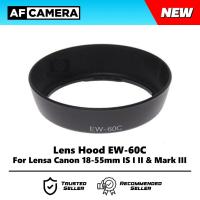 ราคา เลนส์ EW-60C Lenshood EW 60C สําหรับ Canon 18-55 มม.I II Mark III 55-250 มม.is II ชุดเลนส์ (53752942284)