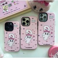 ราคา กระต่ายน่ารัก ดอกไม้รักเคสโทรศัพท์วิเศษที่ใช้งานได้ iphone 11 12 13 14 15pro Max XR X ซิลิโคน xMax 15promaxเปลือกป้องกันการตกสองในหนึ่งเดียวสองชั้นป้องกัน7 8 Plus (29050793493)