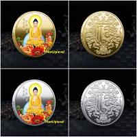 ราคา เหรียญลายพระ ชุบเงิน ชุบทอง ขัดเงา ลงสี เหรียญสะสม C 14 (22141938109)