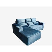 ราคา Royalsoft Living โซฟา l shape Sofa โซฟาสปาโก้ โซฟาเบด โซฟานอนได้ โซฟาตัวแอล รุ่น Aurora แถมฟรี หมอน 2 ใบ สีน้ำเงิน (27925583348)