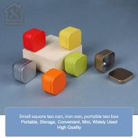 ราคา RHกระป๋องชาทรงสี่เหลี่ยม กระป๋องเหล็กชุบสังกะสี กระป๋องเก็บของอเนกประสงค์ (54854324891)