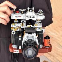 ราคา เข้ากันได้กับ Lego Camera Building Blocks INS สไตล์ย้อนยุคกล้องกลประกอบเครื่องประดับตกแต่งฟรีกล้องฟิล์มเด็กผู้ชาย (29618022677)