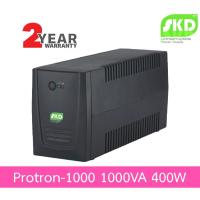 ราคา UPS (เครื่องสำรองไฟฟ้า) SKD PROTRON-1000 1000VA/400W 550Wเครื่องสำรองไฟ อุปกรณ์สำรองไฟ รับประกัน 2ปี (25682947961)