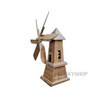 ราคา กังหันลมไม้สัก ประดับตกแต่งบ้าน เสริมฮวงจุ้ย (25310827094)