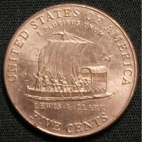 ราคา สหรัฐอเมริกา (USA), 5 Cents (Nickel), Thomas Jefferson, Westward Journey, Keelboat (13004737626)