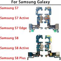 ราคา พอร์ตชาร์จต้นฉบับสําหรับ Samsung Galaxy S7 S8 Active Edge Plus G930 G891 G935 G950 USB Charge Board PCB Dock Connector Flex อะไหล่ (26873174345)