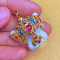 ราคา จี้ง.าช้.างแท้ 2-2.3CM เงินแท้ 99.99% (42778482776)