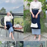 ราคา !! Dreamy SKIRT - PREMIUM HIGHWATI SKIRT - COMBI JEANS SKIRT - KEKANIAN THICK JEANS SKIRT ALA SELEBGRAM - กางเกงยีนส์ด้านหน้า - กระโปรงยีนส์ - กระโปรงเดนิม - กระโปรงเดนิม - กระโปรงสั้นยาว - กระโปรงยีน
