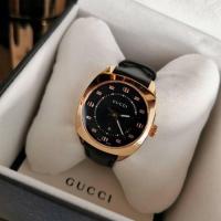 ราคา Gucci GG2570 Leather strap watch (4330242811)