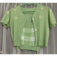 ราคา เสื้อครอป 2 ชิ้น ลายดอกเดซี่ (12881595187)