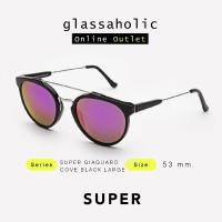 ราคา [ลดแรง] แว่นกันแดด SUPER by RETROSUPERFUTURE รุ่น SUPER GIAGUARO COVE BLACK LARGE ทรงกลม มาแรง (25036948340)