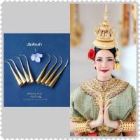 ราคา เล็บฟ้อนรำ เล็บชุดไทย เล็บมโนราห์ สีทองสวยๆ 1ชุดมี 8เล็บ งานสวย เล็บนางรำ เครื่องประดับชุดไทย : เส้นสายลายงามเชียงใหม่ (15350759412)