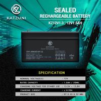 ราคา KATZUNI – แบตเตอรี่แห้งชาร์จซ้ำได้ 12V (รุ่น KZ12V1.3 / KZ12V2.9 / KZ12V5.5 / KZ12V7.8 / KZ12V9) (46652335608)
