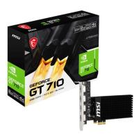 ราคา (การ์ดจอแสดงผล) MSI GEFORCE GT 710 2GB DDR3 Low Profile Bracket Included (54454854608)