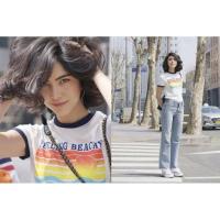 ราคา เสื้อยืดสกรีนลาย feeling beachy (2288921961)