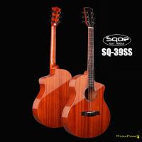 ราคา Sqoe กีตาร์โปร่ง/โปร่งไฟฟ้า 39นิ้ว รุ่น SQ-39SS (19278264124)