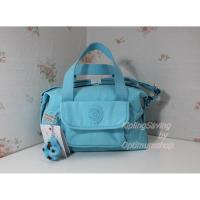 ราคา Kipling Brynne Blue Splash กระเป๋าหิ้วกุ๊กกิ๊ก หรือสะพายน่ารัก ขนาด L10.5 x H 6.25 X 6 นิ้ว (1321719591)