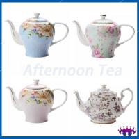ราคา Bone China Tea Set Gilded Flower Coffee Pot and Coffee Cup Ceramic Afternoon Tea Cup and Saucer Mug (26752501421)