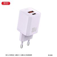 ราคา หัวชาร์จไทป์ซี 30W XO รุ่น L149(EU) ที่ชาร์จเร็วไทป์ซี 2ช่อง สินค้ามีมอก. สีขาว/ดำ (49151234327)