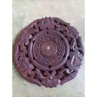 ราคา โต๊ะไม้แกะสลักงานอินเดียใช้ทำโต๊ะ มีสามขา แผ่นขนาด23x2cm ตกแต่งบ้านหรือร้านสินค้ามือสองจากตู้ญี่ปุ่น (25013169391)