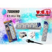 ราคา ปลั๊กไฟฟ้า Toshino ET-9143M (1753718750)