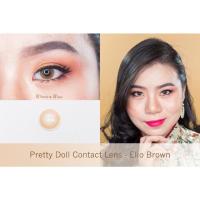 ราคา Pretty doll elio-brown คอนแทคเลนส์สีน้ำตาลไม่เน้นขอบ (11190028582)