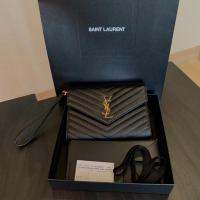 ราคา CO221006209] YSL / Cassandre Flap Pouch GHW (12297114614)