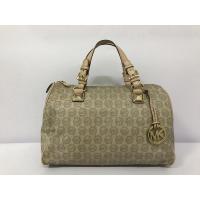 ราคา กระเป๋ามือสอง ของแท้ Michael Kors สภาพใหม่ สีน้ำตาลอ่อน Canvas ขนาด 13 นิ้ว พร้อมส่ง (14845841484)