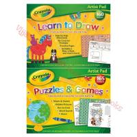 ราคา Crayola Artist Pad - Learn To Draw Puzzles And Games หนังสือเด็ก ระบายสี สติ๊กเกอร์ ภาษาอังกฤษ ปกอ่อน เลือกเล่มได้ [X] (28551661623)