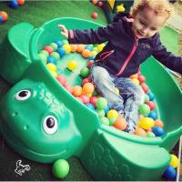 ราคา กระบะทรายขนาดใหญ่ Little Tikes Turtle Round Sandbox ลายลุงเต่าเขียว หลังตุง (23869391308)