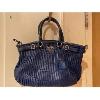 ราคา กระเป๋า Coach Shoulder Bag Sophia สีน้ำเงิน อะไหล่ทอง (6437861795)