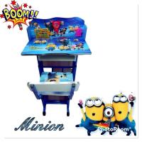 ราคา โต๊ะเขียนหนังสือเด็กพร้อมเก้าอี้ลายการ์ตูนมินเนี่ยนสีสันสวยสดใส (12189846455)