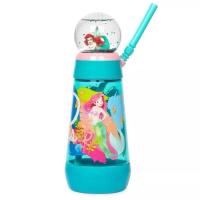 ราคา มือ1 แก้วกระติกน้ำ แอเรียลDisney The Little Mermaid 10.8oz Plastic Globe Tumbler with Straw (27330411103)