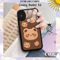 ราคา ล่าสุด Redmi S2 กรณี Bear01 Redmi S2 ปลอก Hardcase Softcase Glossy Kesing PutriJayaCase (40264696060)