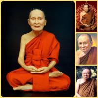 ราคา สมเด็จพระญาณสังวร สมเด็จพระสังฆราช วัดบวรฯ (หน้าตัก5นิ้ว สูง18ซม.)งานไฟเบอร์หุ่นขี้ผึ้ง ห่มจีวรติดผมจริง (9616954757)