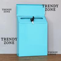 ราคา Trendyzone กล่องเก็บจดหมาย แบบเหล็กล็อกได้ สําหรับหนังสือพิมพ์ สํานักงาน (25414003788)