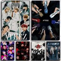 ราคา โปสเตอร์ A-ATEEZ KPOP กระดาษขาว ติดได้เอง กันน้ำ สติ๊กเกอร์สำหรับตกแต่งผนังบ้านกาแฟและห้องนอน (57851461118)
