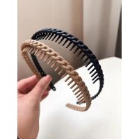 ราคา 1/2 ชิ้นสีทึบแถบคาดศีรษะพลาสติกลื่นฟันผม Band Vintage ถักผม Hoop เหมาะสําหรับผู้หญิง Man Face Washing Skin Care (42851803481)