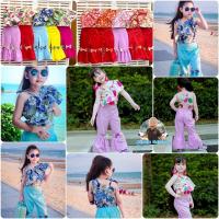 ราคา EB11 #ชุดเซทสีสดใสรับซัมเมอร์ #ชุดเซทลายดอกเด็กผู้หญิง#ชุดลายดอกสีฟ้า #ชุดลายดอกสีแดง #ชุดเซทลายดอกสีม่วง #เสื้อลายดอก (9426986105)