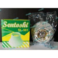 ราคา ขั้วแป้น E27 ขั้ว​แป​้​นเกลียว​ SL-561 ยี่ห้อSENTOSHI ขั้วหลอดไฟ (1909567645)
