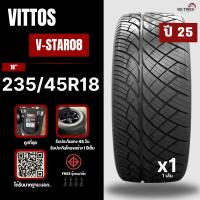 ราคา ยางรถยนต์ VITTOS 235/45R18 ยางซิ่งรถกระบะขอบ18 ยางใหม่ปี 25 ยางรถยนต์ขอบ18 (จำนวน 1 เส้น) (25287861761)